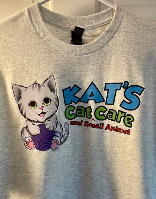 Kat's Cat Care T-Shirt(Old Style)