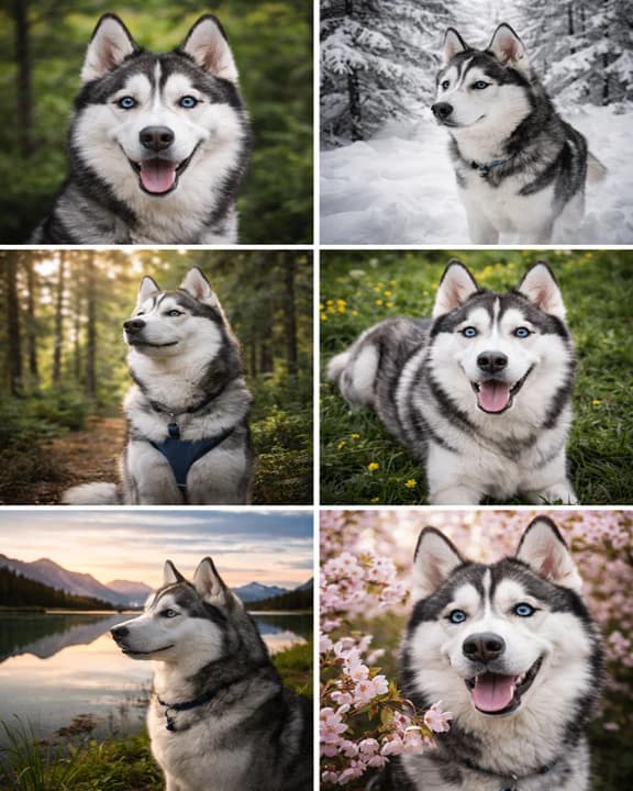 End-of-Service Digital Photo Collage